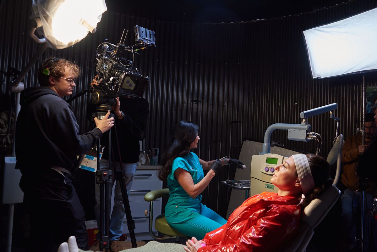 Practical clinic location, camera left