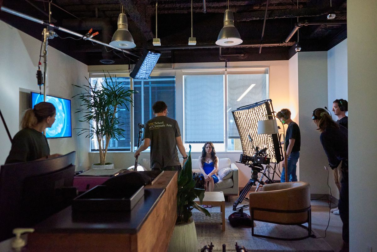Lighting an interior for coverage