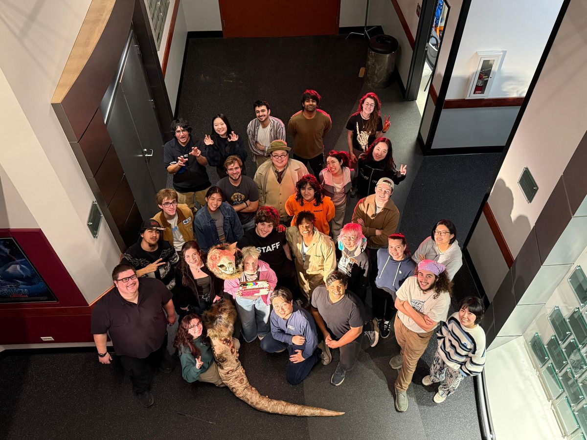 The whole crew, end of the day
