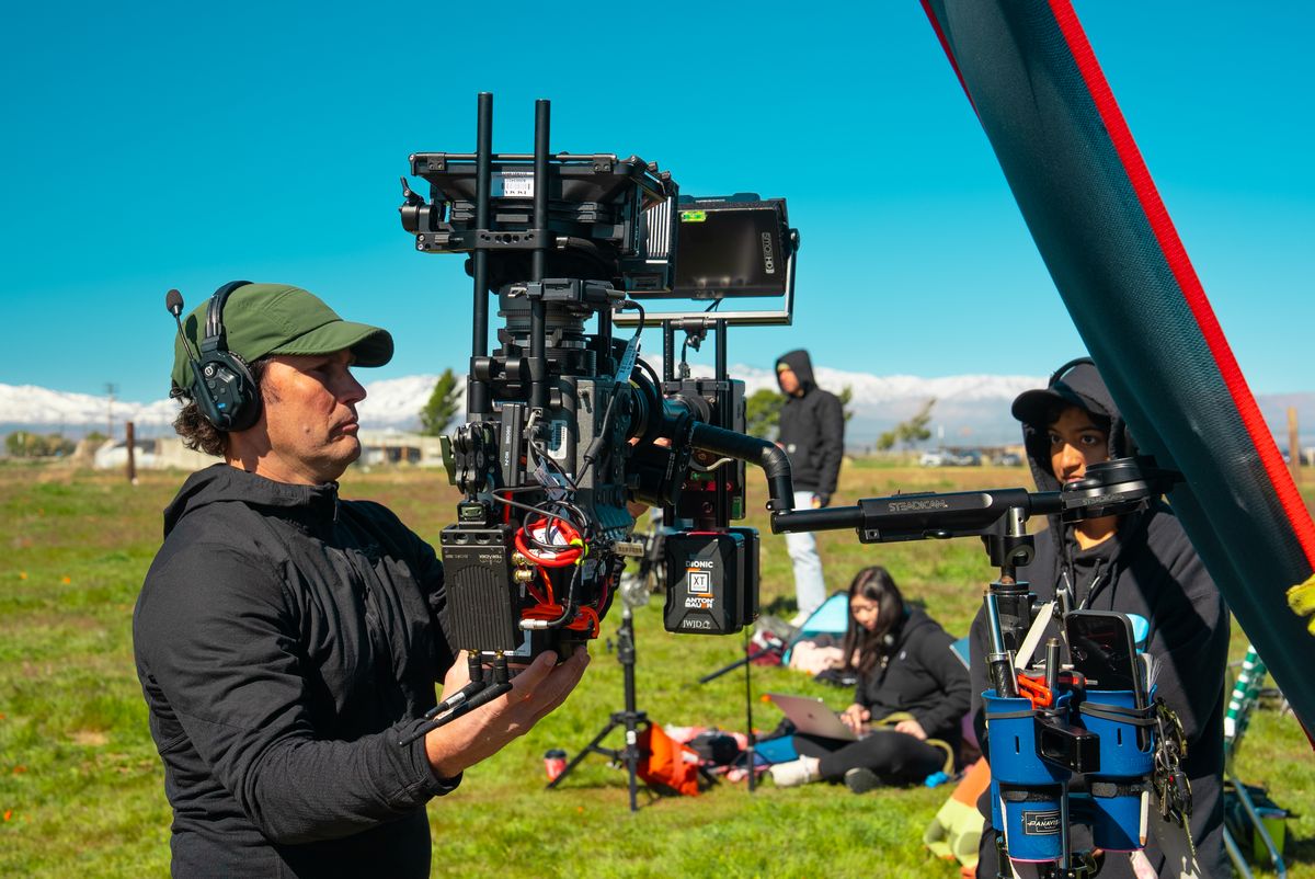 Rigging the camera out in the open